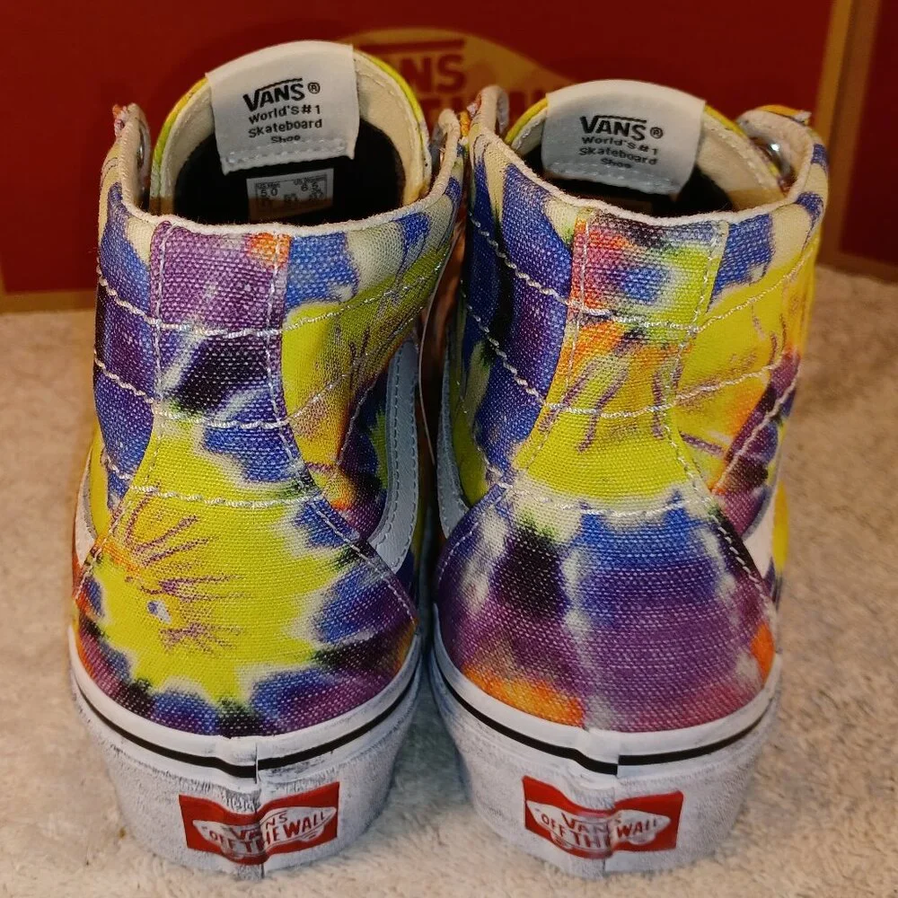 Vans Men's 5.5/Women's 7 Sk8-Hi Tie Dye VN0A4U1619X